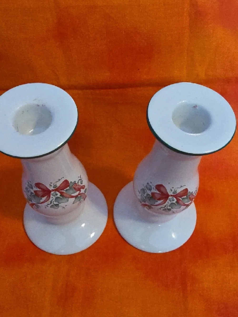 Corelle Coordinates Callaway Holiday Candle Holders - Set of 2